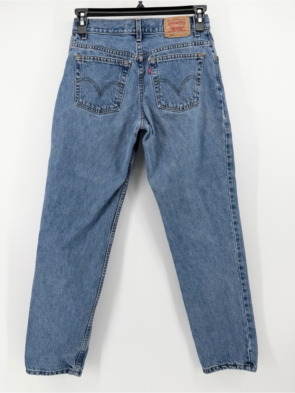 Vintage Levi’s 550 Classic Relaxed Tapered Mom Jeans 8 M Denim Y2K 90’s Retro - Picture 3 of 8